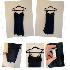 NWOT - HALARA Black activity dress